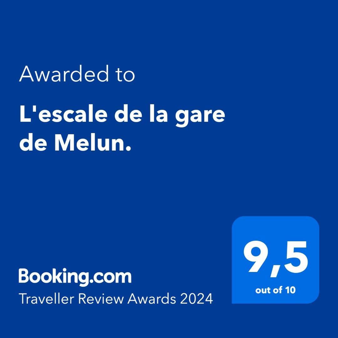 L'Escale, Studio Proche Gare Melun Avec Parking Prive Dammarie-lè-Lys Exteriér fotografie